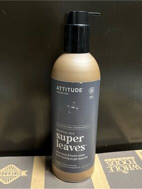 ATTITUDE Super Leaves Shampoo & Body Wash - Tan/Black- men‘s